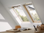 VELUX GPL tetőtéri ablak fa, 3-rétegű üveg 78x160 cm